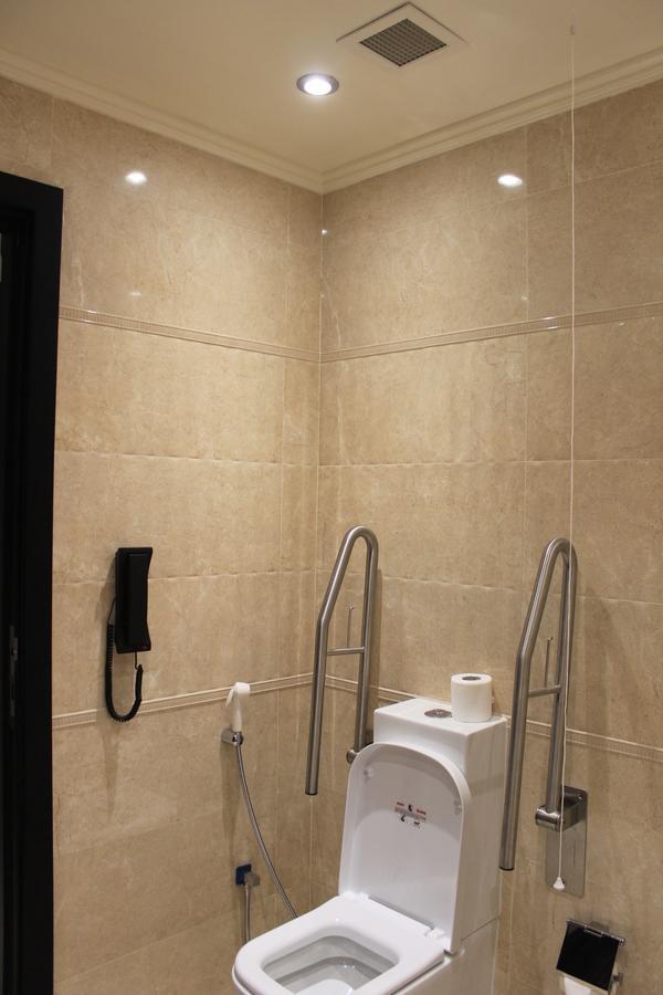 奥苏丹海滨度假酒店 阿尔科尔 外观 照片 A toilet with a grab rail