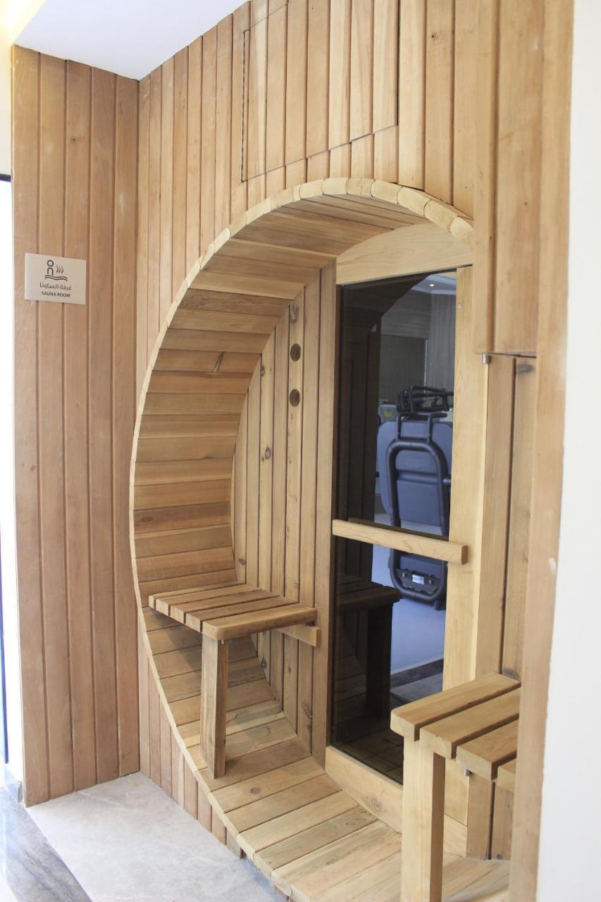 奥苏丹海滨度假酒店 阿尔科尔 外观 照片 A modern Finnish sauna